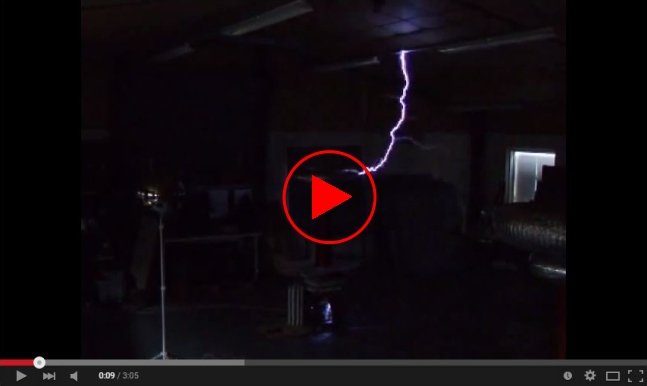 Video link to Tesla coil on YouTube 4
