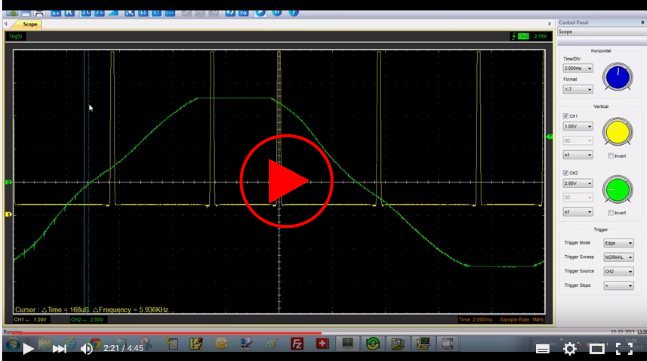 Video showing the correct SRSG waveform